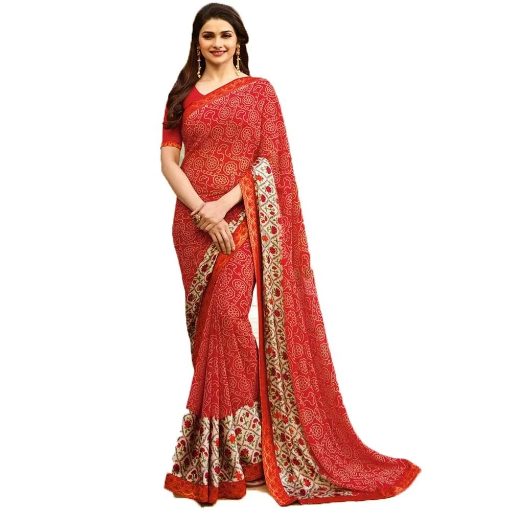 Saree Traditional Designer Party Wear Arrival Latest Designer Wear with Blouse Piece Lowest Price New Indian Women Adults 500