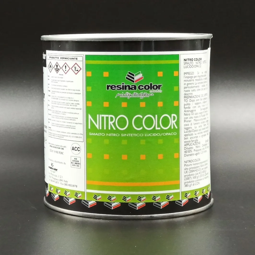 
Nitrocolor Ruote - Nitro enamel - synthetic silver wheels 