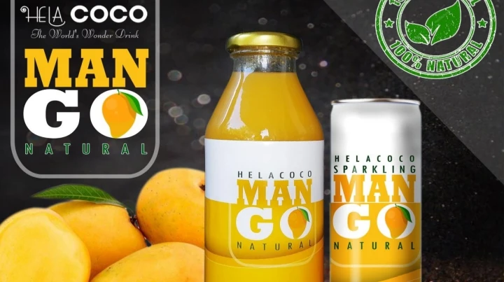 Natural Sparkling Mango Juice 250ml Can Fruit Juice Beverage Soft Drinks fresh mangos - Hela Coco Mango Juice