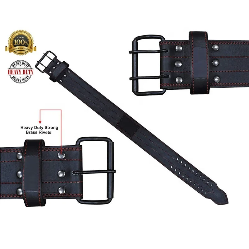 Premium 10mm Genuine Leather Single Prong Powerlifting Belt Pro WeightLifting Belt 4 Inch Wide Gym Fitness Belt Custom Logo