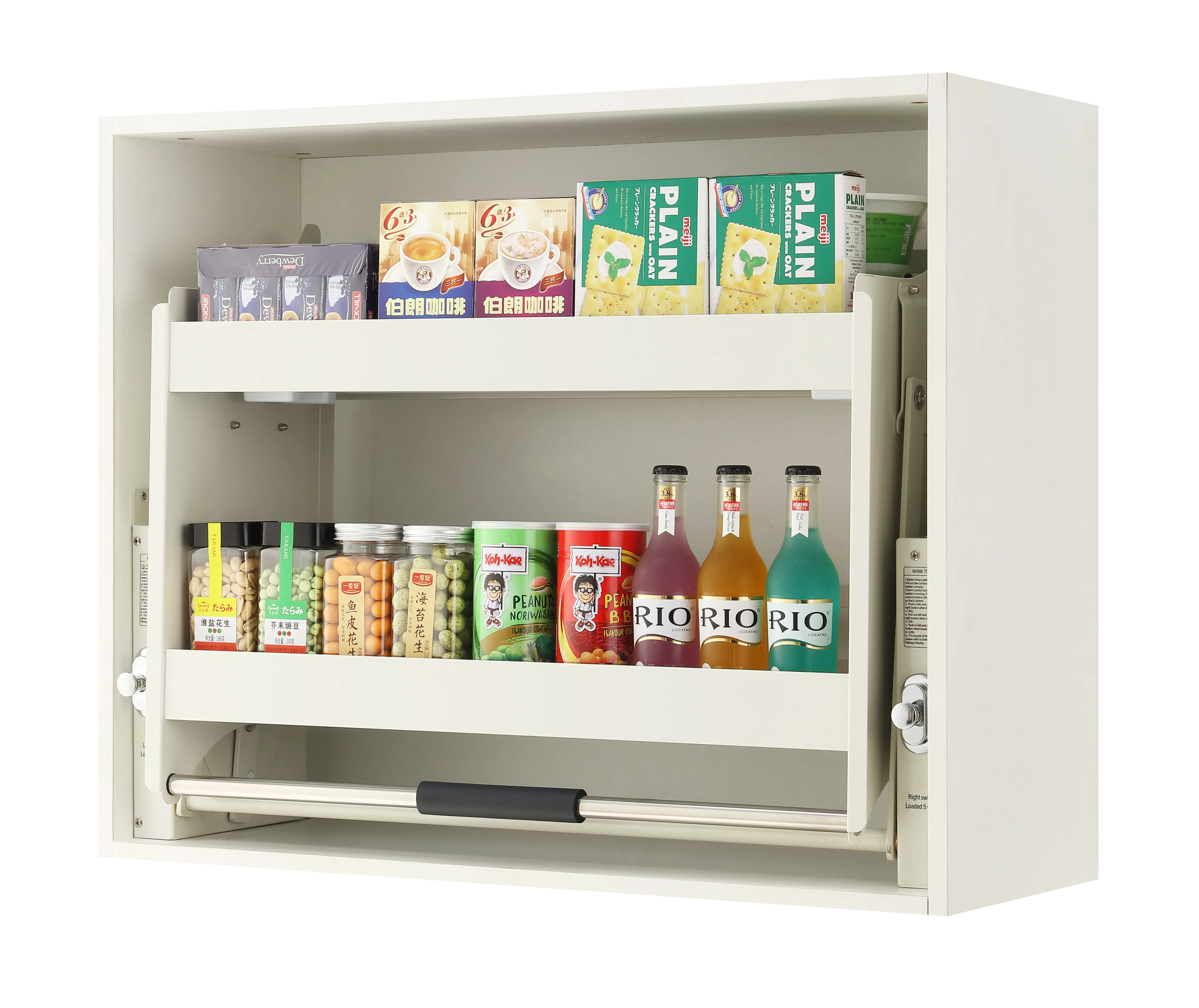 
Cabinet Pull Down Kitchen Lift Drawer Basket Furniture Hardware 