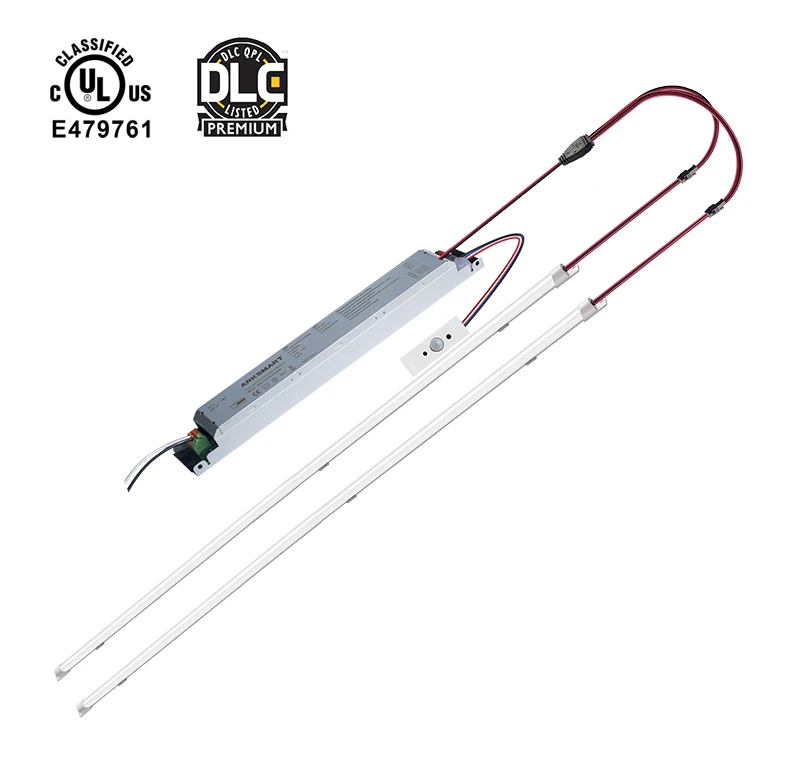 Quick-connect 4FT 24W ETC DLC Magnetic LED Linear Troffer Retrofit Kit smart led strip lights