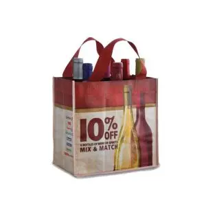 PP Non Woven Lamination Promotional Package Shopping Bag Wholesale Cheap Reusable Non-woven Shopping Tote Bag