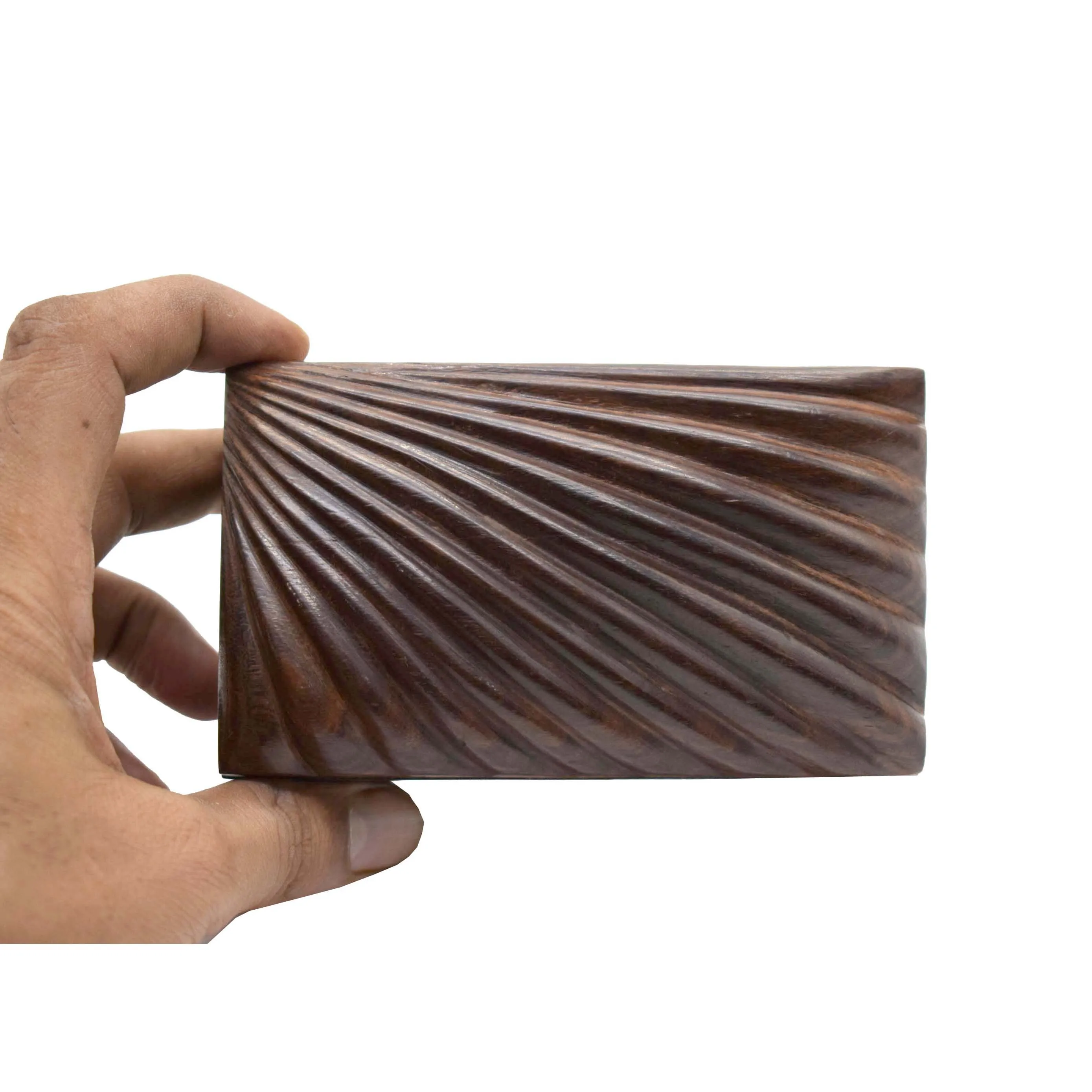 Unique Pattern Carving wooden & bamboo boxes wooden coin storage box Gift Keepsake Wooden Box