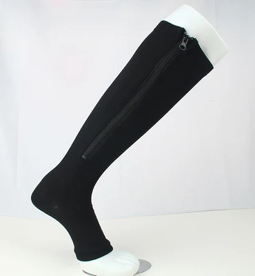 Compression calf socks 15-20mmhg for women wholesale custom cycling socks zipper compression socks