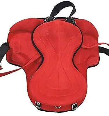 Star International Synthetic Treeless Western Horse Saddle Tack With Matching Girth Stirrups