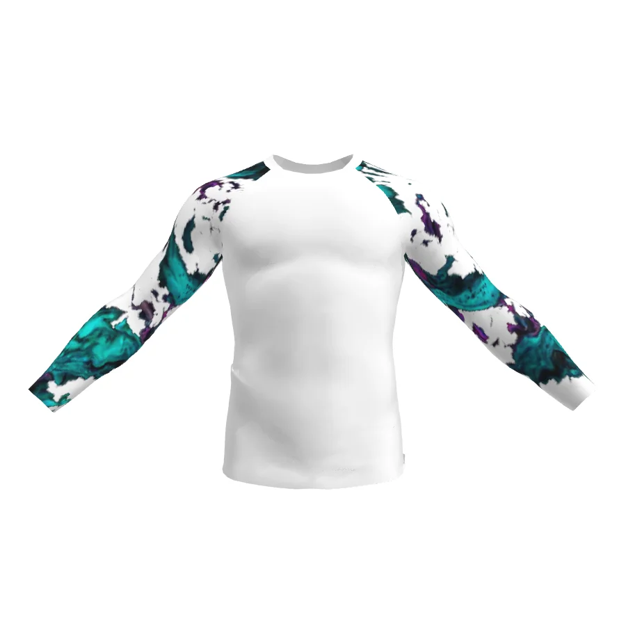  Высокое качество индивидуальная Сублимация BJJ защита от сыпи для мужчин и женщин сделано в Пакистане