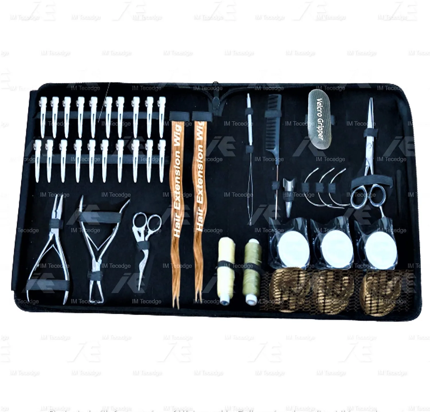 Online Customize Tools Store Sliver Finish Hair Extension Salon Tools Student Trainer Big kit  Gripper Micro Beads