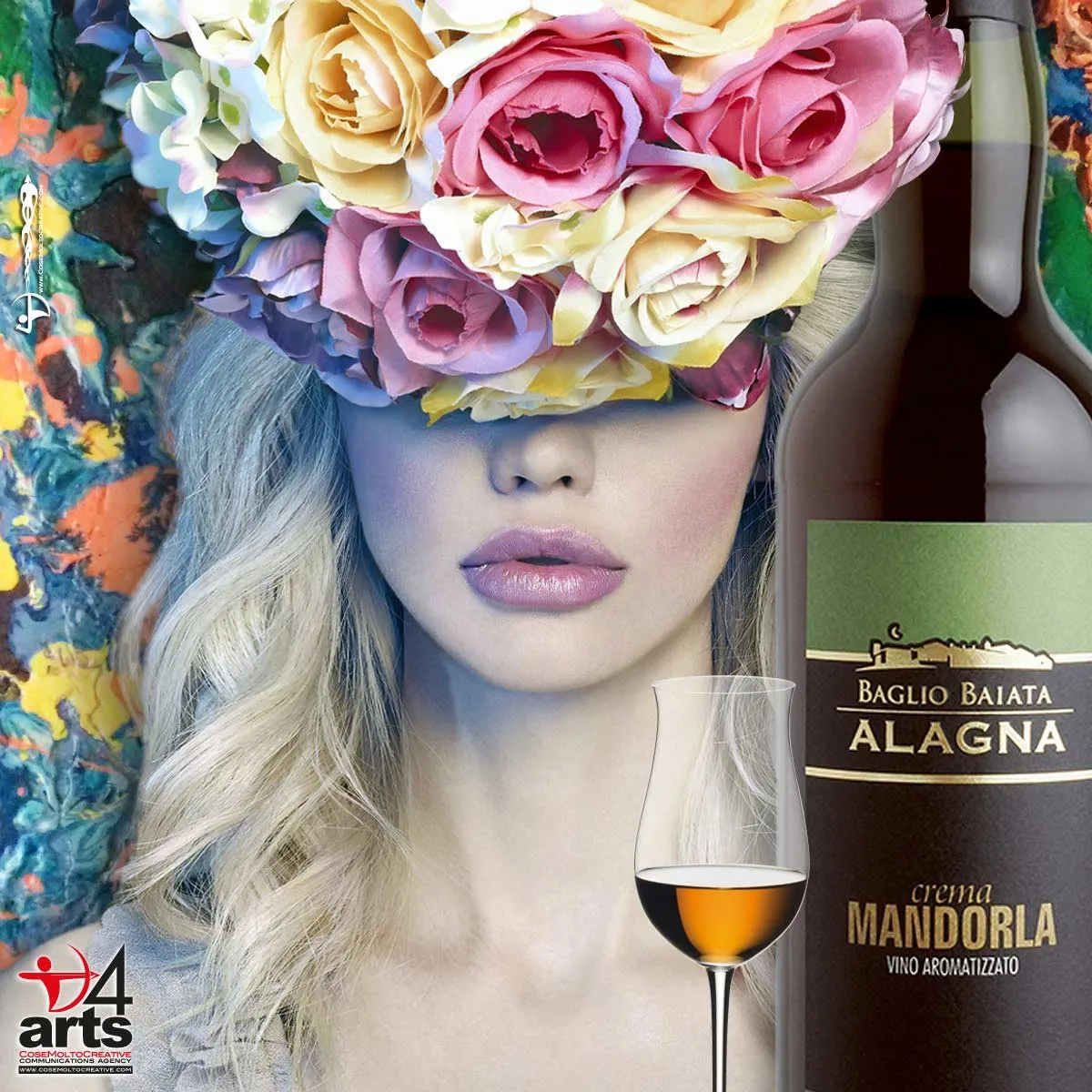 
Italian Flavoured Dessert Liqueur Wine ALMOND CREAM (Almond Taste) 