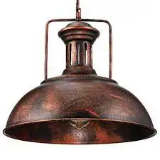 Decor purpose new design Liza Rustic Pendant Light / Metal Dome Pendant Light / Classical Style Pendant Lamp Wall lamp