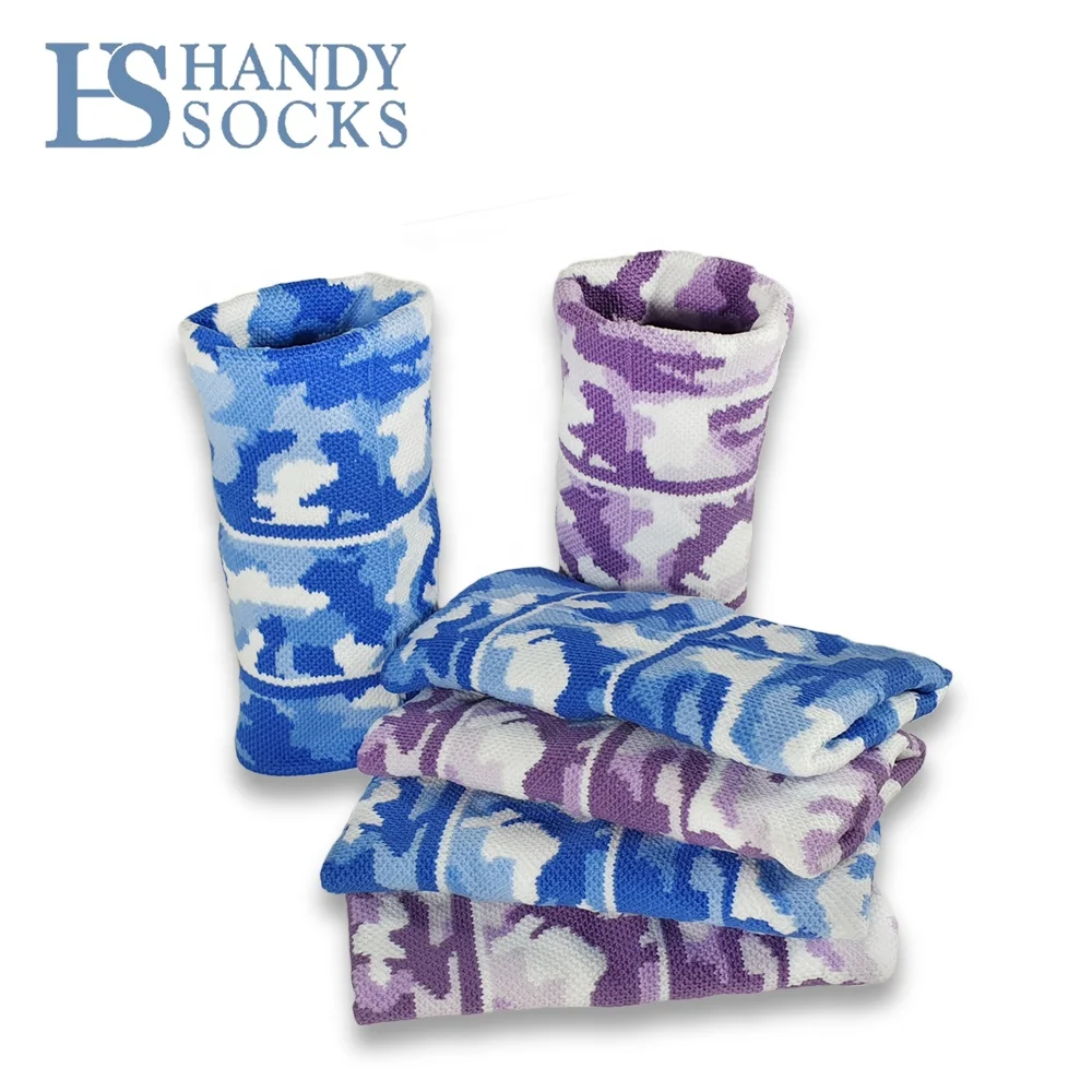 OEM Unisex Gym Cotton Permeability Camouflage Wristbands