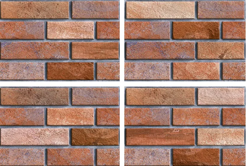 Brick wall Elevation tile 300X450 mm for Exterior outdoor tiles