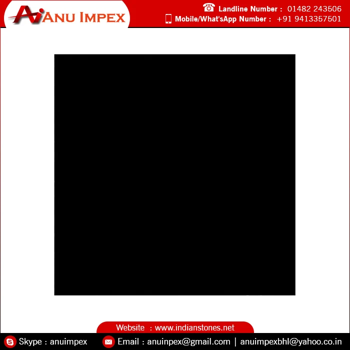 Absolute Black Granite Washable & Easy To Clean Wholesale Selling Top Grade Quality Home Decor Granite Stone For Sale