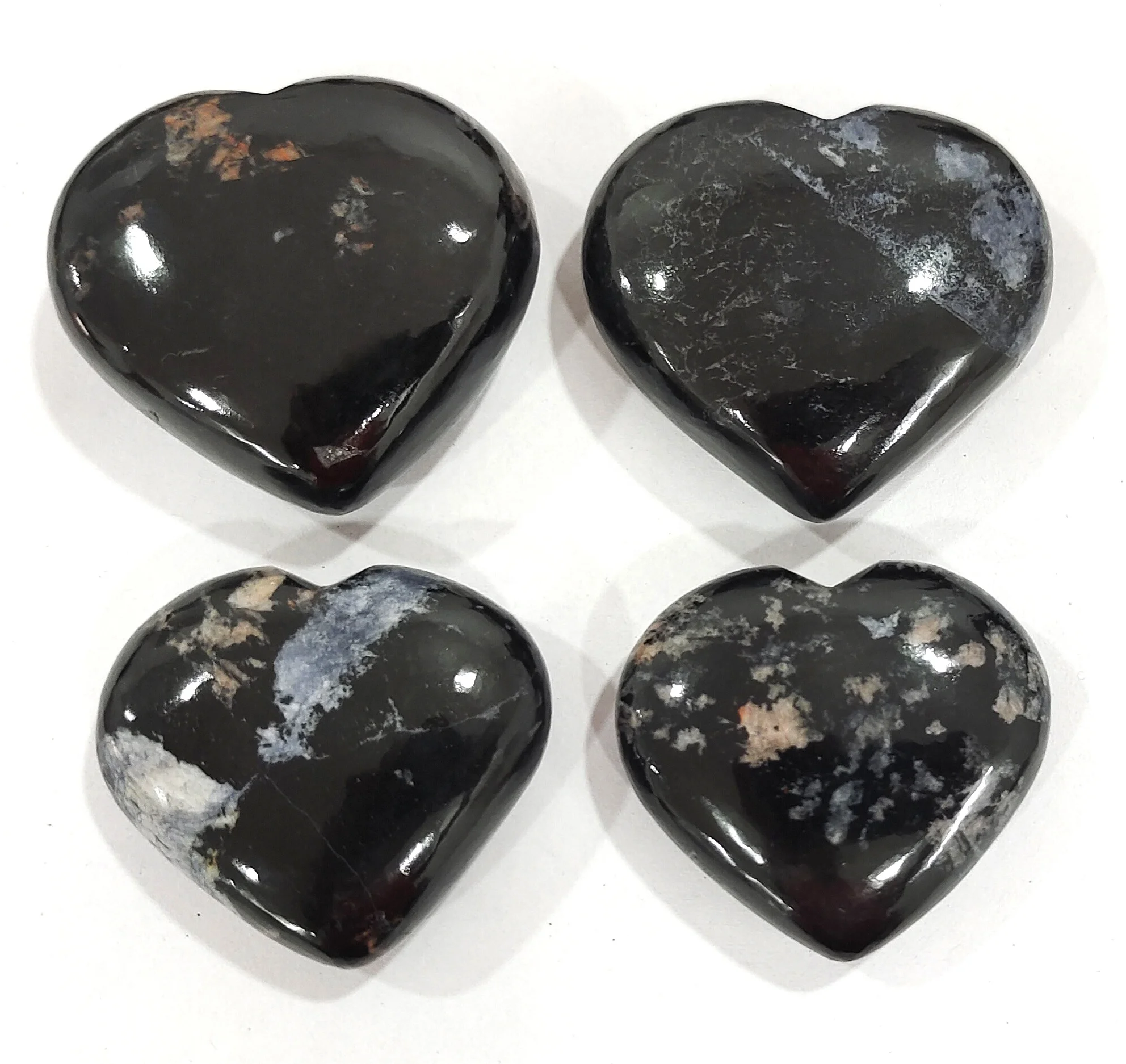 
Wholesale Bulk Natural Black Tourmaline Puffy Heart Stone New Arrival Black Tourmaline Heart Shaped Stone Crystal Gemstone Heart 