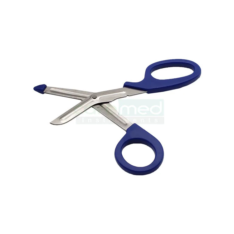 Medical Shears Customized Logo Lister Bandage Scissors With Safe Blade Clip Cover Surgical Scissors | Caremed Instruments