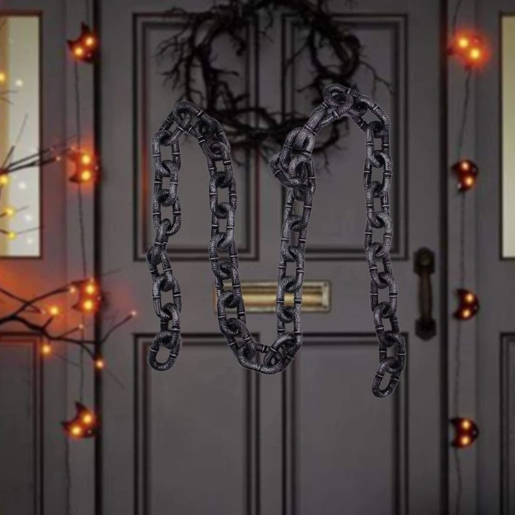 
Manufacturer Handcuffs Costume Props Decoration 6 Feet Halloween Plastic Chains Props Toy for Costume Party 
