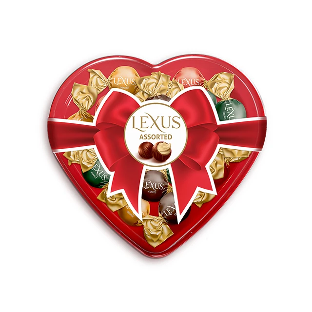 Premium Quality Candy Chocolates and Sweets Filled Hazelnut Cream 120g  Halal ISO Certified Wholesale Sweet Gift Box Valentines
