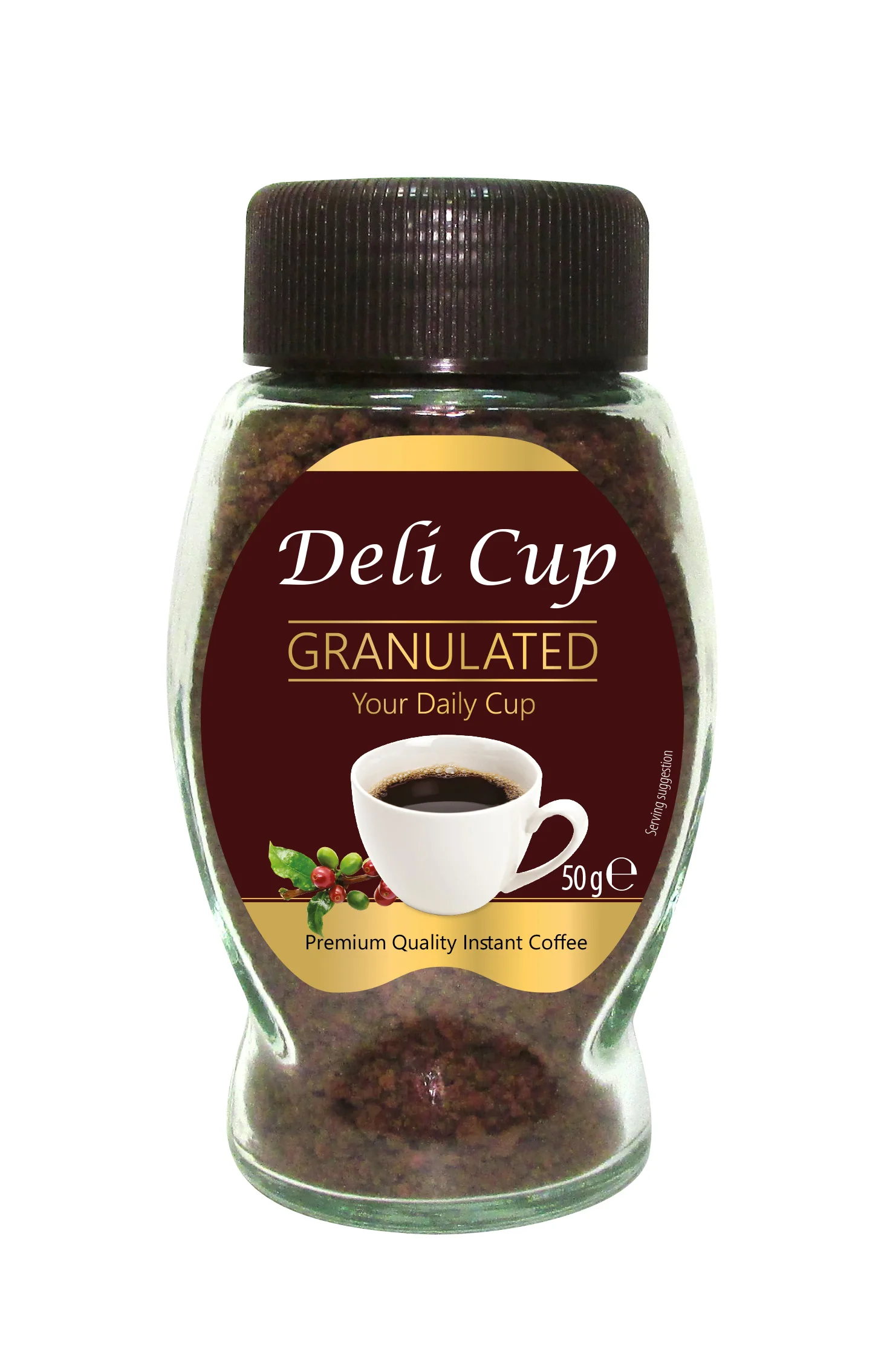 100% Pure Agglomerated  Instant Granulated Coffee