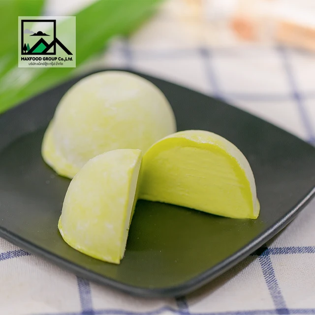 Natural Melon Ice Cream In Mochi Dough 55g Mochi Ice Cream From Thailand