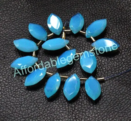 Голубой опал топ сверленный драгоценный камень хорошего качества граненые полированные бусины оптовая продажа камни в форме маркиза ручной работы драгоценные