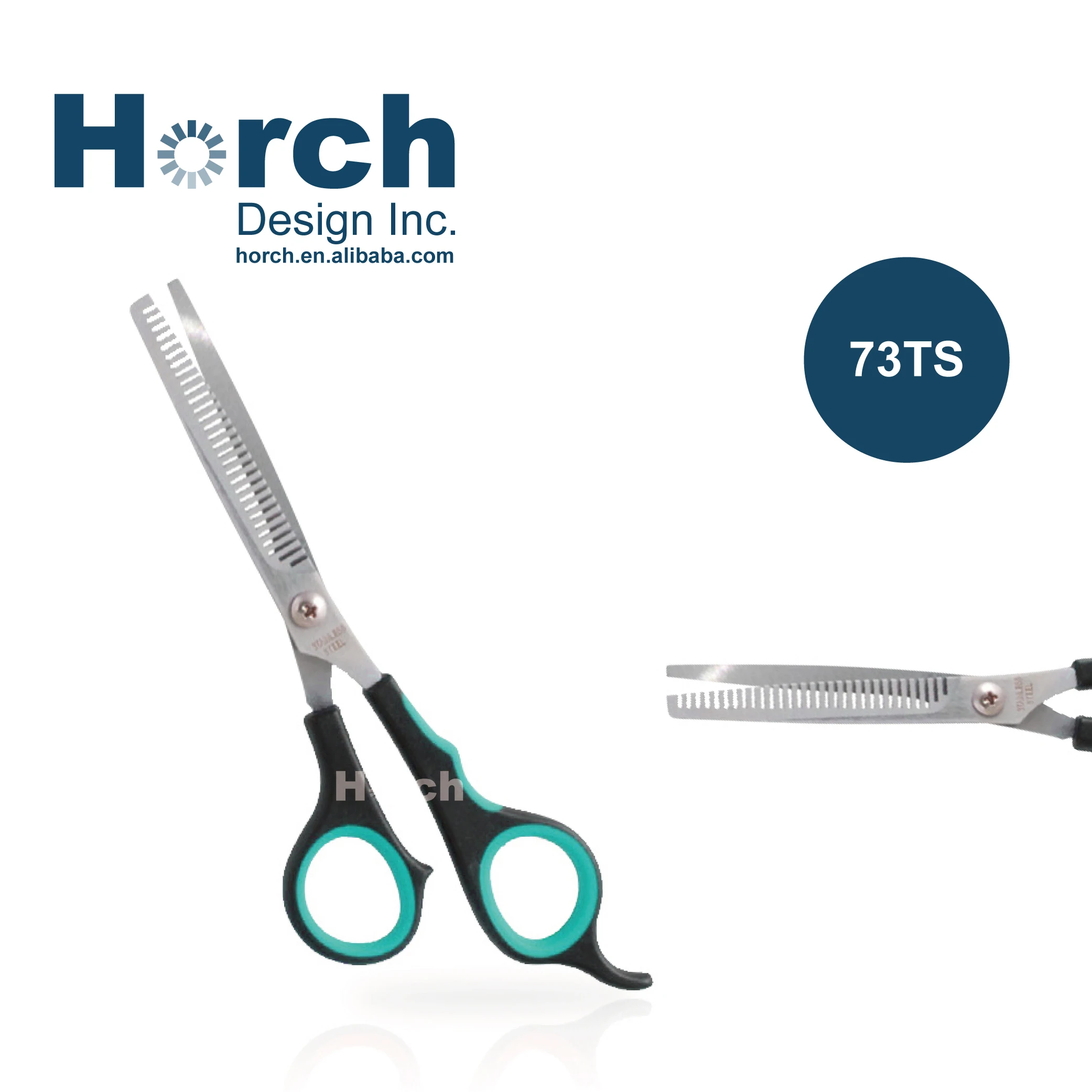 
Smart Safety Rounded Tip Design Pet Face Hair Straight Scissors 