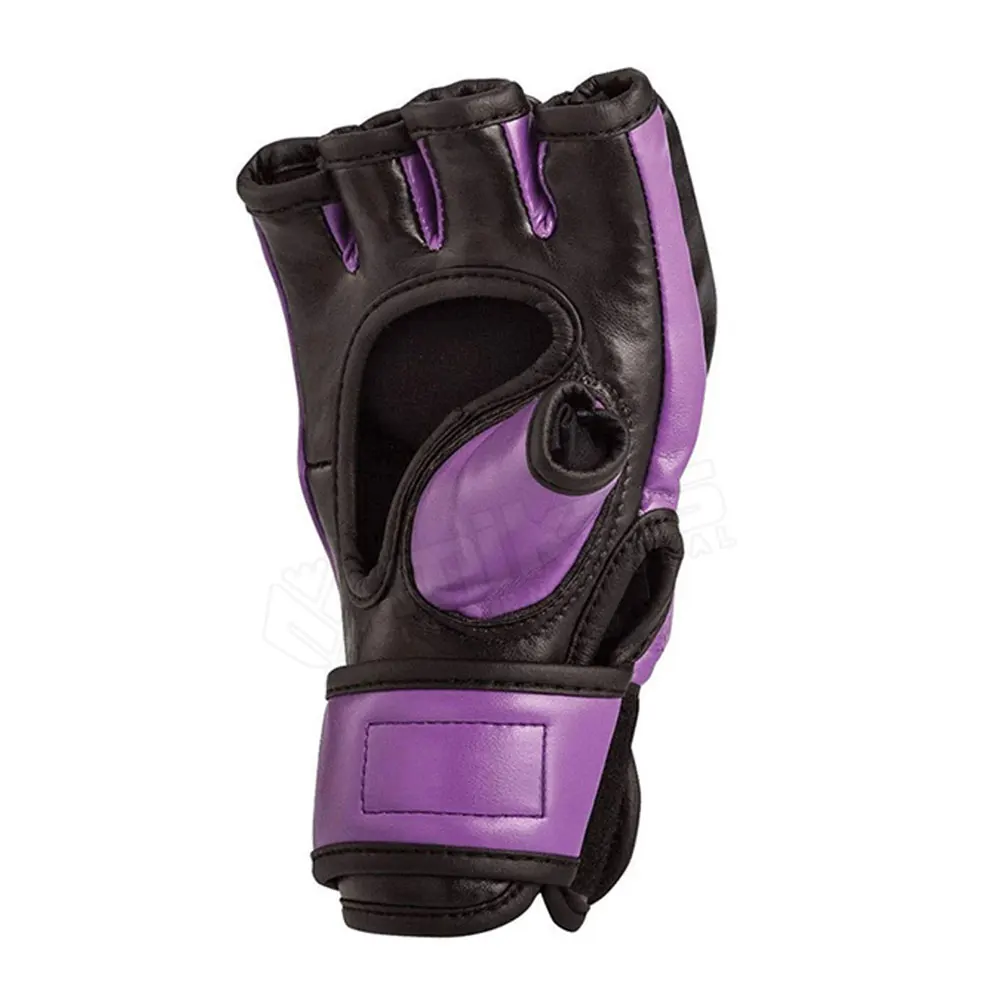 High Quality PU Boxing MMA Gloves Durable Official Premium Kickboxing Point Sparring Fighting Open Palm Gloves