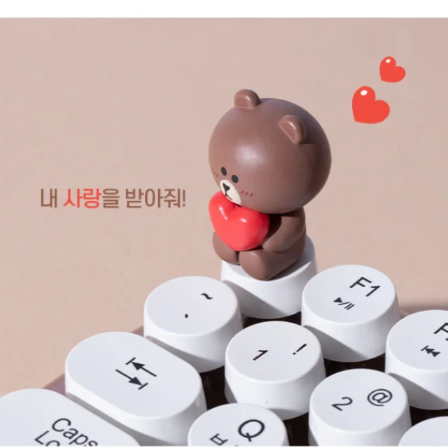 Беспроводная ретро-клавиатура Royche LineFriends