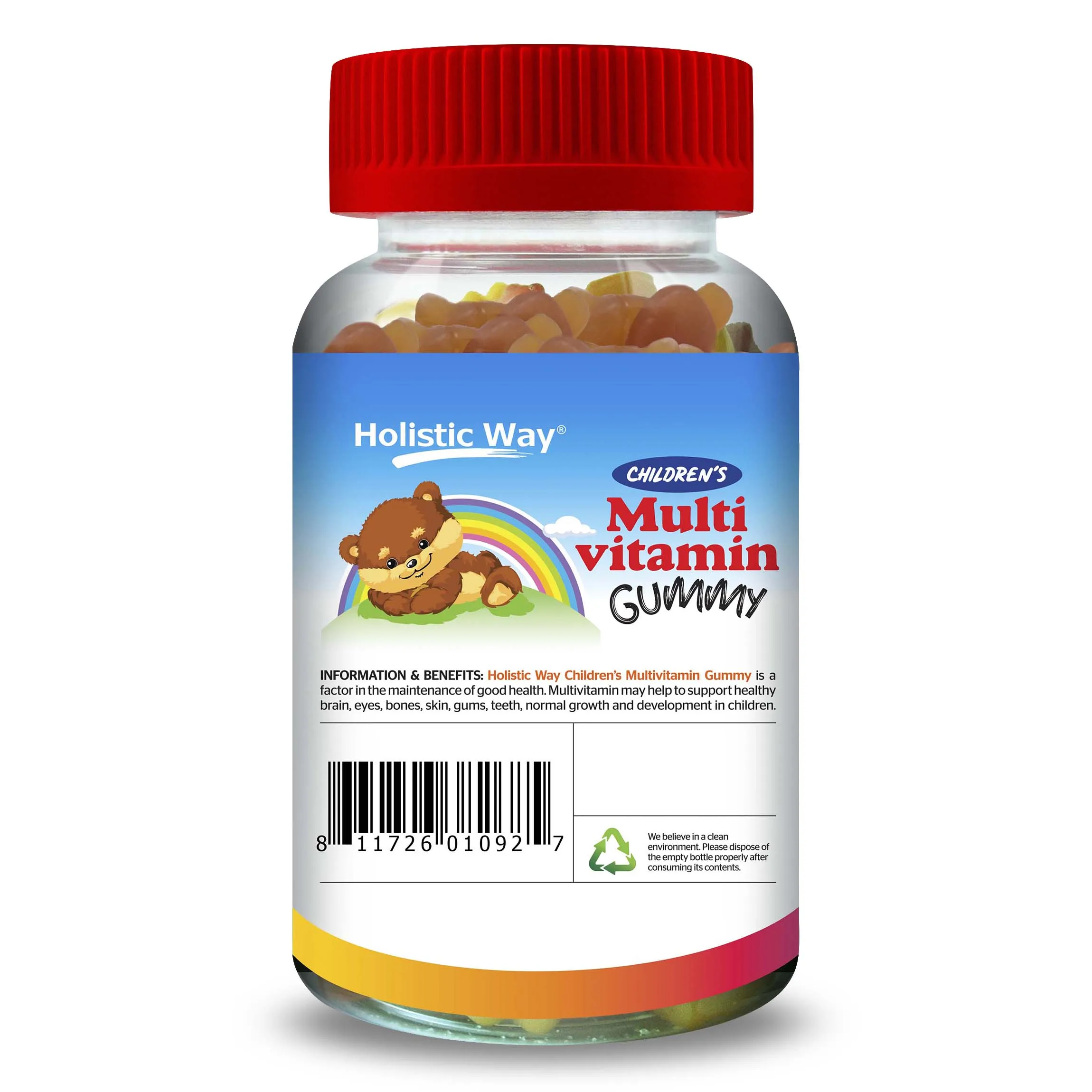 Children Multivitamin Gummy (90 Gummies) Improve Immune System And Anti-Fatigue Holistic Way From Canada