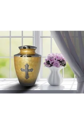 Brass Cremation Urns for Human Ashes Memorial Funeral Supplies Brass Metal Urn