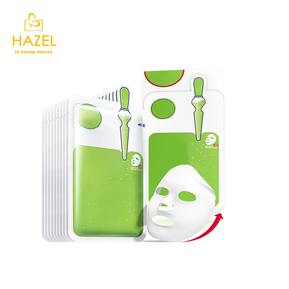 BEST SELLER OEM/ODM Acne Treatment & Brightening Mint Sheet Maskss Professional Private Label Custom Face Skin Care
