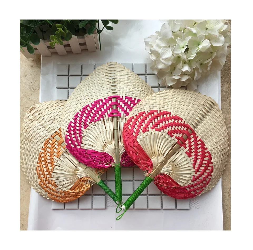  Бамбуковый ручной вентилятор/ручной вентилятор с пальмовым листом по лучшей цене и высокого качества из Вьетнама