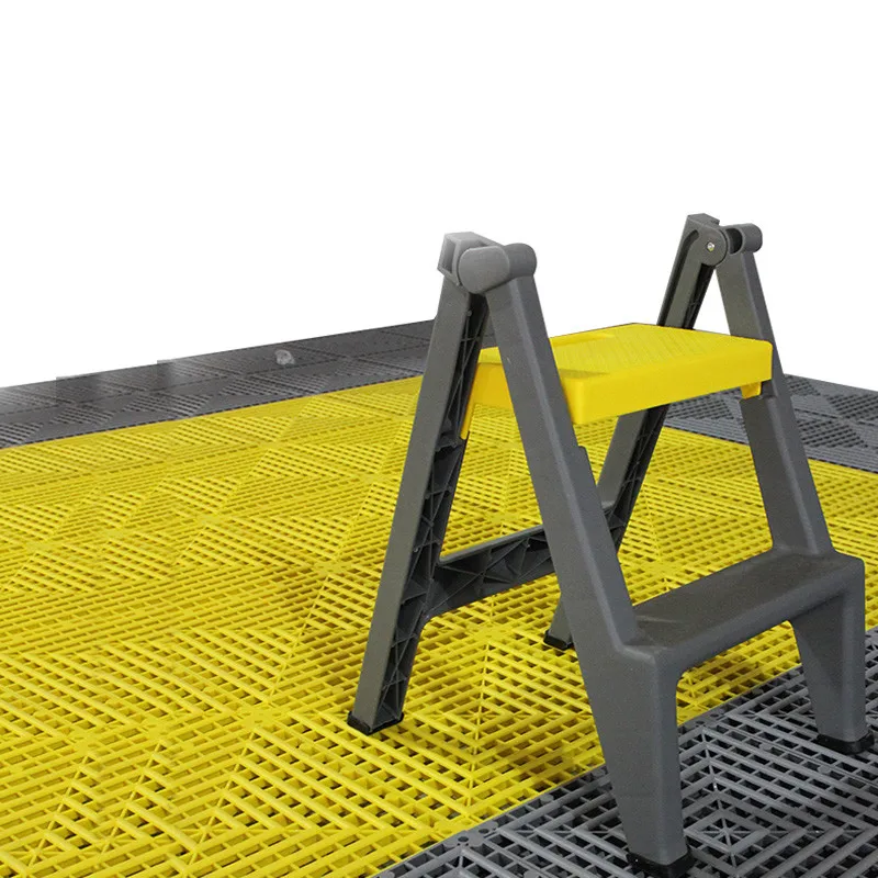 fold ladder for car wash 2 steps
