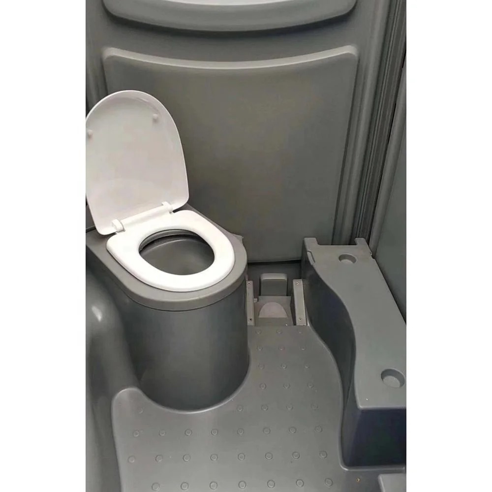 low price cheap non flush plastic outdoor public portable toilet