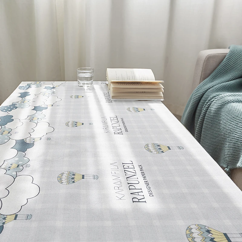 
wholesale customize printed linen cotton fabric decor tea table cloth 
