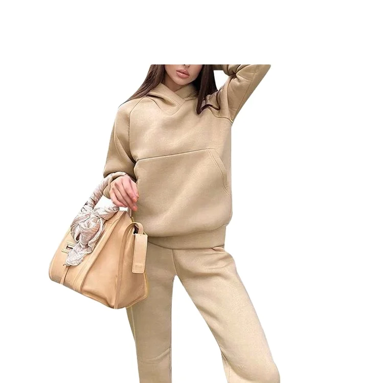 Лидер продаж, женская уличная одежда, свитшот, повседневные спортивные костюмы из 2 предметов на заказ