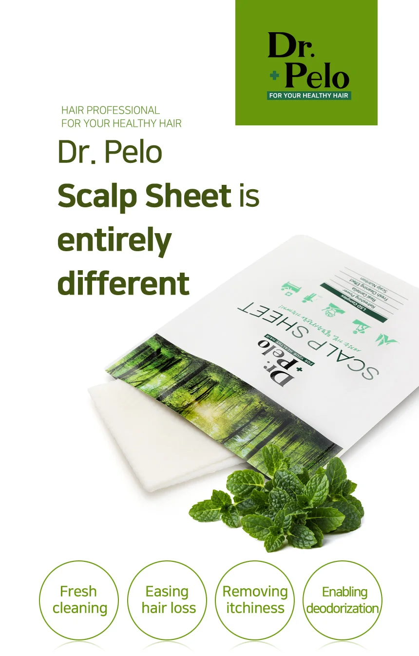 OEM Private Lable Natural organic Hair Growth Scalp Tonic sheet best Anti Hair loss wipes for oily scalp made in South Korea