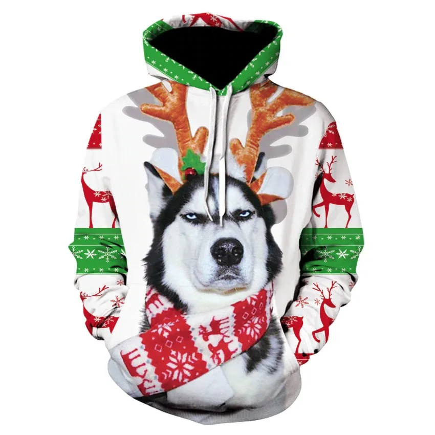 Dog sublimation hoodie for men/women