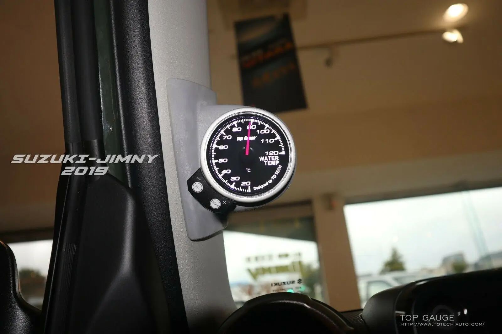 
A Pillar Gauge Pod 52mm LHD compatible with Suzuki Jimny 2019 2020 2021 