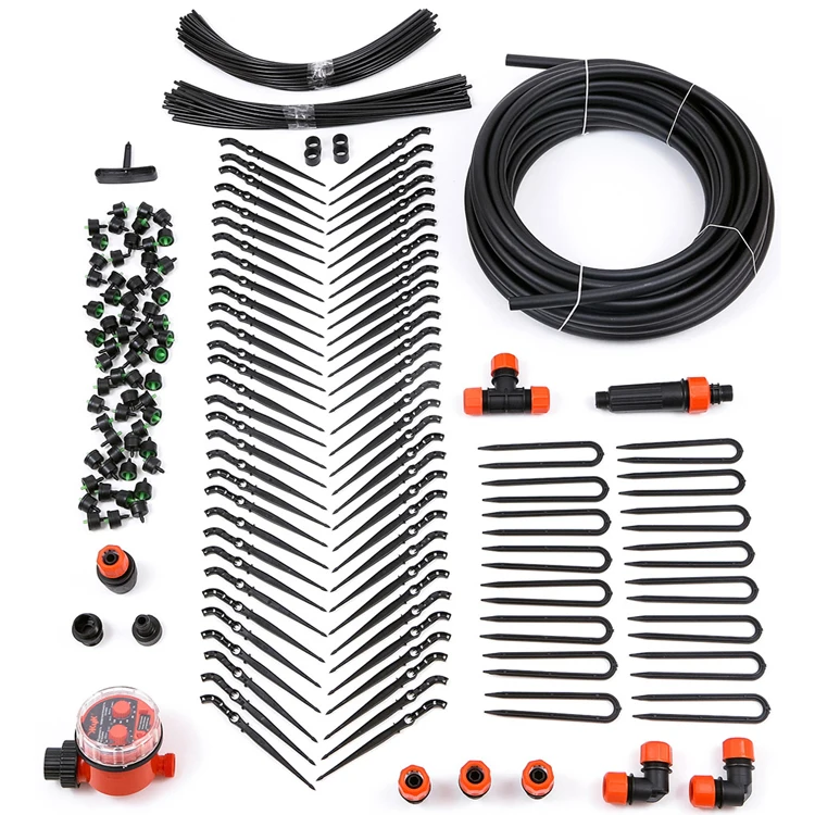 Best quality drip irrigation kit for 30 or 60 plants with a timer, irrigation system