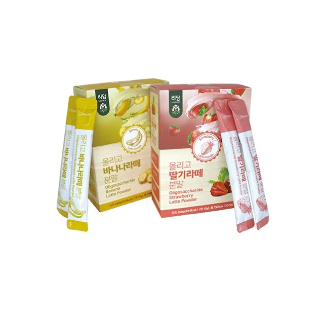 Лидер продаж банан клубника фрукты ароматы латте напиток порошок добавка Сделано в Корее