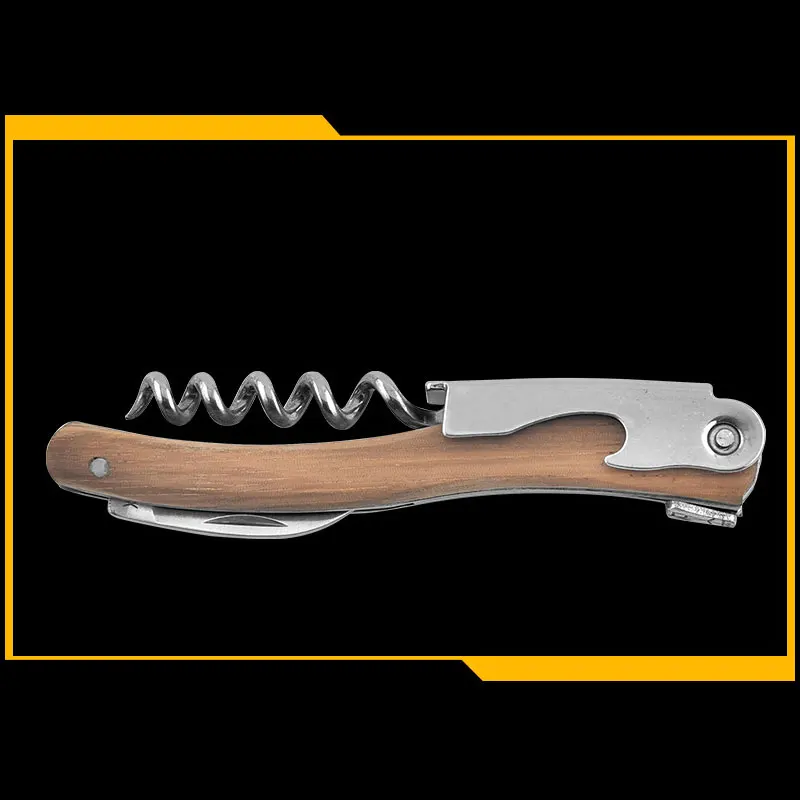 Панель для инструментов из нержавеющей стали роскошный подарок пивная ручка логотип деревянная бутылка