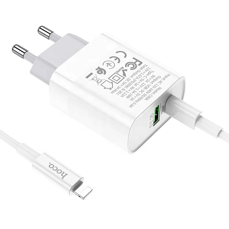  C80A EU вилка PD20W QC3.0 комплект зарядного устройства для телефона 12 Pro Max Mini Type-C к Ltning набор зарядных