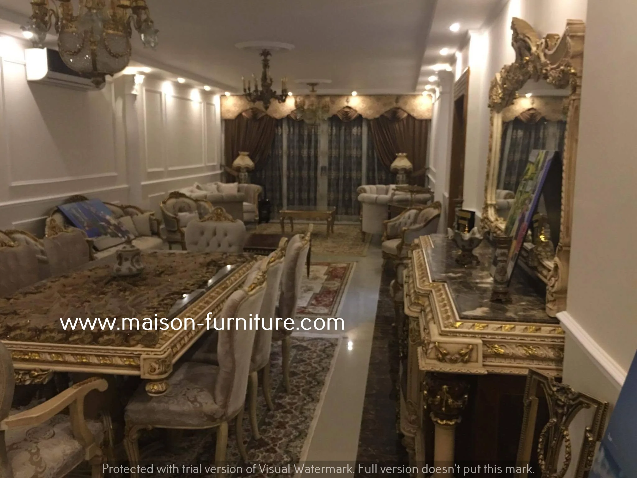 Antique dining room set