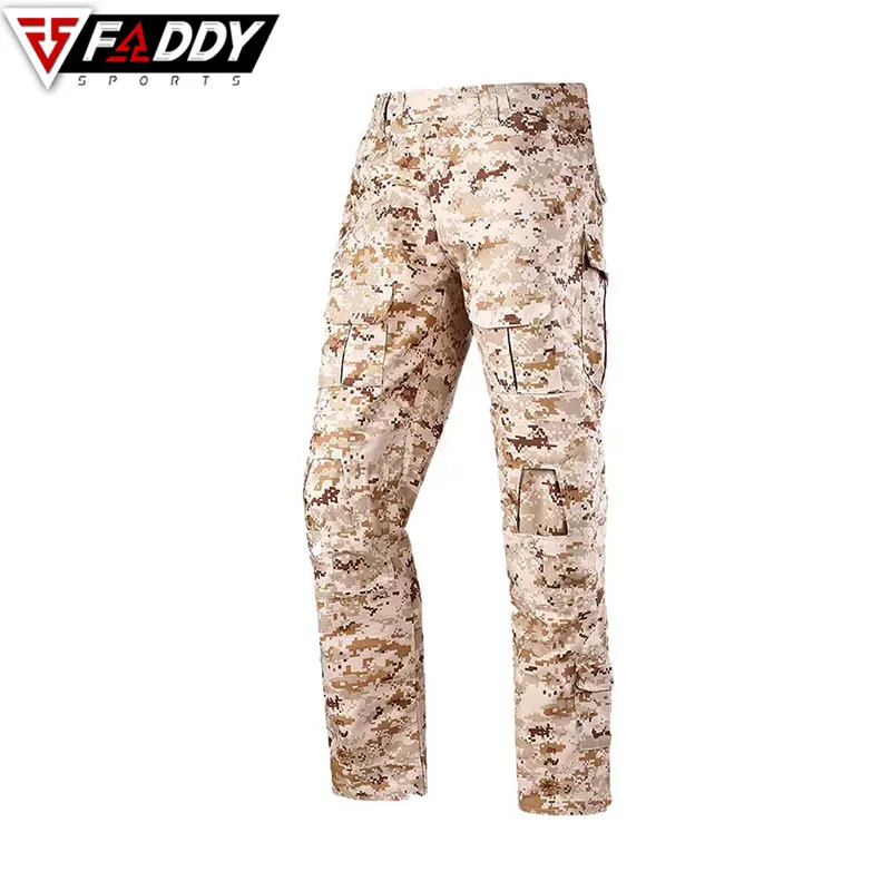 2021 Fishing Camping Tactical Hunting Pants Combat Army Military Rip stop Pant Climbing Outdoor Jungle Camo Design Multi Pockets