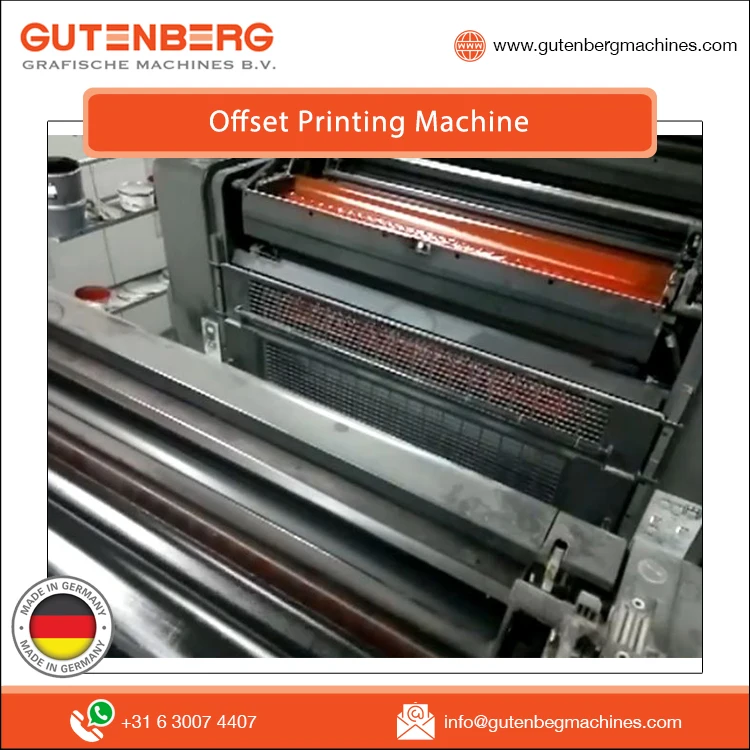Bulk Selling Exceptional Quality Used Offset Bills Printing Machine for Hotels/Retail Shops