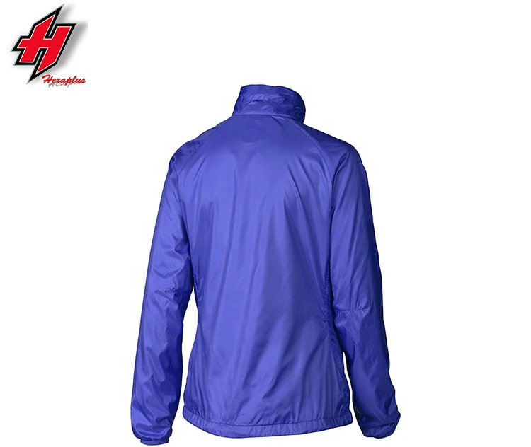 women jacket windproof Factory wholesale sportswear plus size windbreaker hoodie jacket waterproof custom sports running jacket