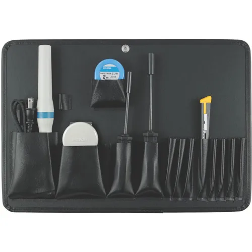 Convenient easy to use electrician suit case with wheels high quality tool set 37pcs made in Japan