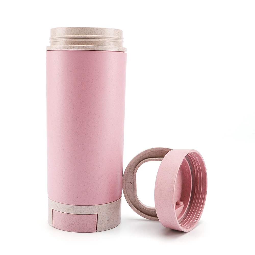 OKADI 550ml Custom Logo Eco-friendly Biodegradable Wheat Straw Drinking Water Bottle