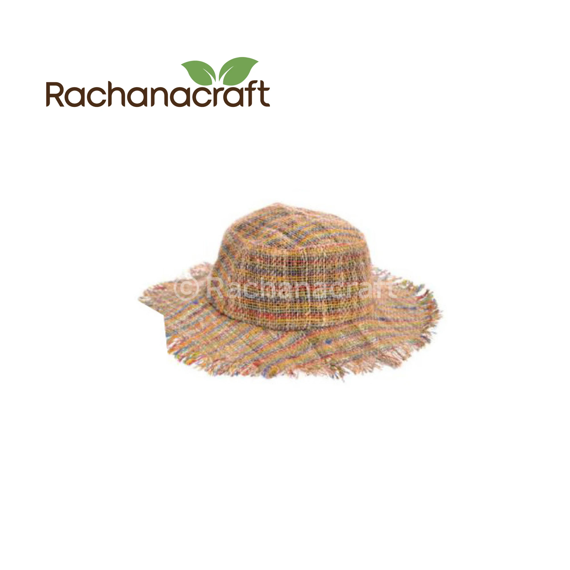 100% Hemp Hand Knitted Round Top Hat for Travel and Hike Adult Size Made in Nepal Factory Wholesale Supplies