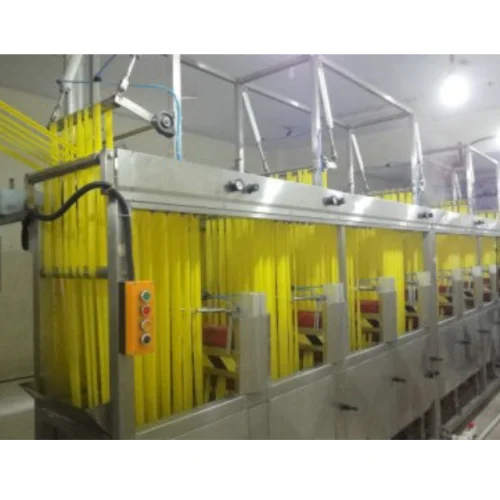 Высокоскоростная машина для непрерывного окрашивания эластичных шнурков